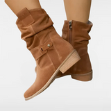 Waltraud | Stiefel mit niedrigem Absatz