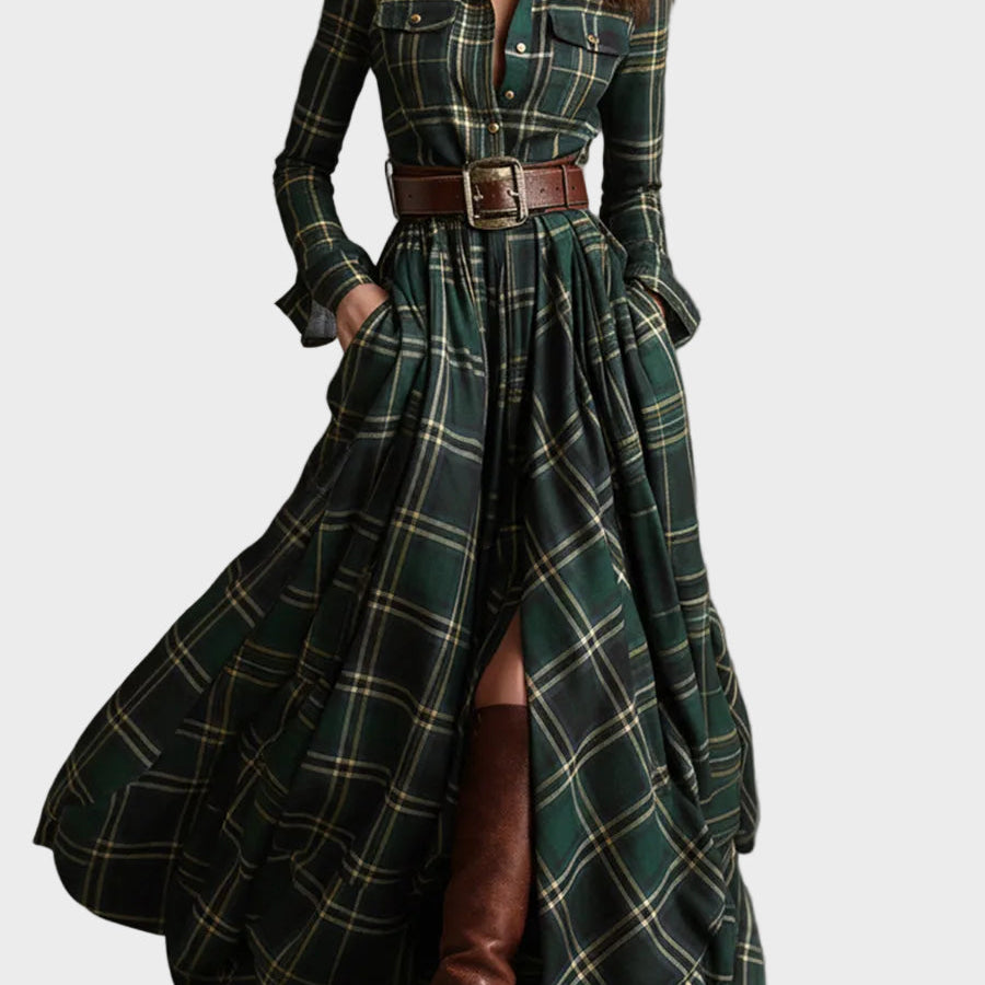 Evelyn - Klassisches Elegantes Hemdkleid