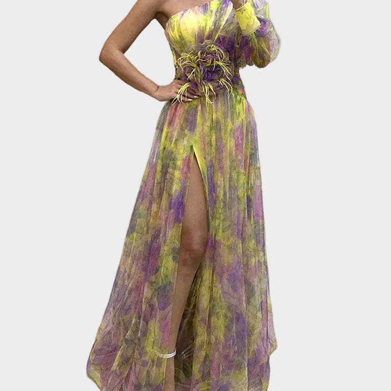 Sigrid | Elegantes langärmliges Kleid