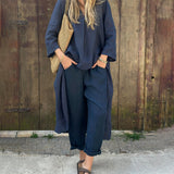 Vanessa | Eleganter drapierter Zweiteiler