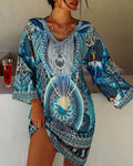 Emelia - Vibrante Boho-Druckkleid