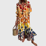 Renate | Elegantes Maxikleid im Boho-Stil