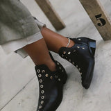 Meta | Elegante Stiefelette mit spitzer Zehenform