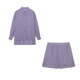 Jutta | Leichtes Set aus Hemd und Shorts