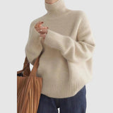 Isa | Rollkragenpullover in Creme