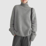 Isa | Rollkragenpullover in Creme