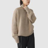 Isa | Rollkragenpullover in Creme