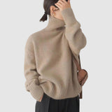Isa | Rollkragenpullover in Creme