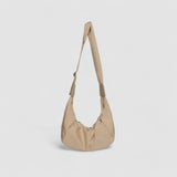 Puffer Schultertasche Damen – Vegane Leder Hobo Bag mit Reißverschluss