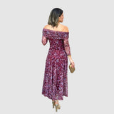 Heidi | Kleid mit schulterfreien Ärmeln
