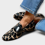 Marlene | Mokassin mit Leopardenmuster