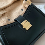 Damen Schultertasche Schwarz – Elegant & mit Reißverschluss