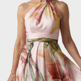 Michaela | Maxikleid mit Blumenmuster