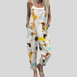 Judith | Latzhose mit Dackel-Motiv