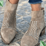 Ulrike | Stiefelette mit Nieten