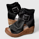 Helene | Klassische Wedge-Sandalen