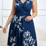 Franziska | Wickelkleid mit Blumenmuster