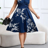 Franziska | Wickelkleid mit Blumenmuster