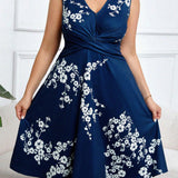 Franziska | Wickelkleid mit Blumenmuster