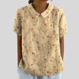 Ilse | Blumiges Polo-Oberteil