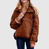 Anežka - Oversize-Bluse mit Kapuze