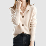 Viktorie - Luxurieller Kaschmirpullover aus Strick
