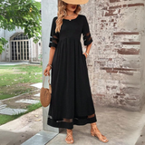 Helga | Kaschierendes Midi-Kleid