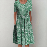 Ute | Blumenkleid mit Taschen