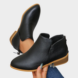 Agnes | Stiefelette mit niedrigem Absatz in Hellbraun