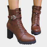 Regine | Stiefelette mit ausgestelltem Absatz