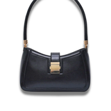Damen Schultertasche Schwarz – Elegant & mit Reißverschluss