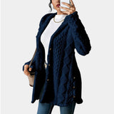 Štěpánka - Plus-Size Cardigan mit Kapuze