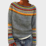 Vintage gestrickter Pullover für Frauen