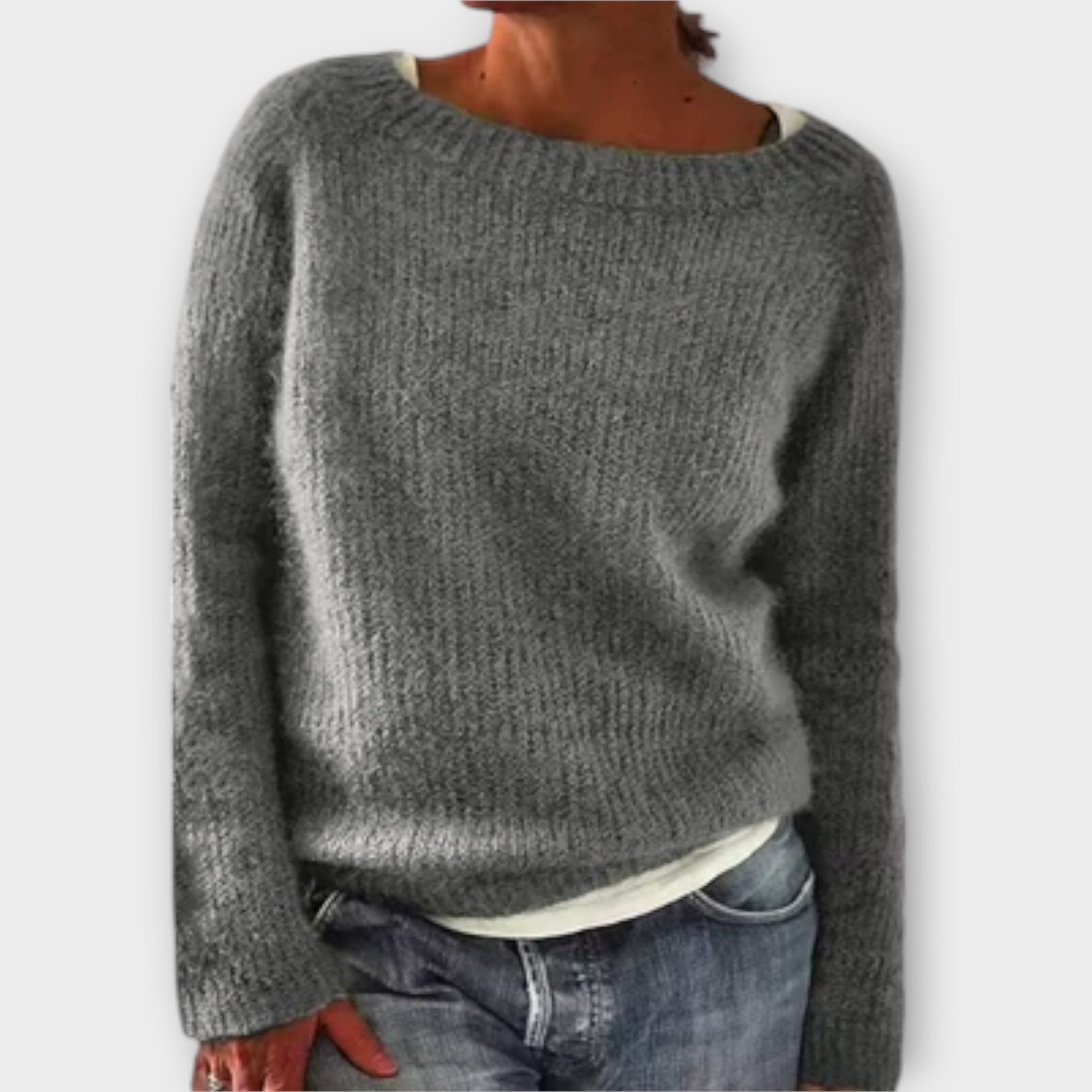 Regine – einheitlicher Strickpullover