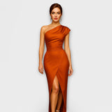 Hannelore | Elegantes asymmetrisches Abendkleid