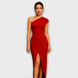 Hannelore | Elegantes asymmetrisches Abendkleid