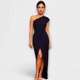 Hannelore | Elegantes asymmetrisches Abendkleid