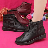Traute | Rutschfeste Stiefelette in Rot