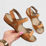 Waltraud | Bequeme flache Sandalen