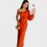 Simone | Elegantes Kleid mit feiner Struktur