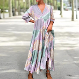 Jutta | Elegantes bedrucktes Kleid