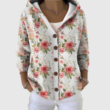 Christa | Weiche Kapuzen-Strickjacke