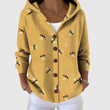Karin | Kapuzen-Strickjacke