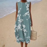 Renate | Bequemes ärmelloses Sommerkleid