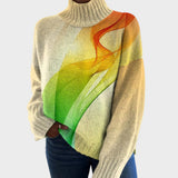 Bianca - Künstlerischer gestrickter Pullover