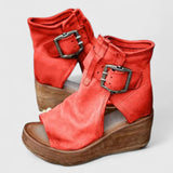 Helene | Klassische Wedge-Sandalen