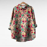 Elke | Sommerbluse mit Batikdruck