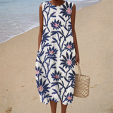 Bärbel | Bequemes Sommerkleid ohne Ärmel
