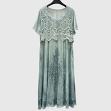 Anke | Elegantes Midi-Kleid mit Blumenmuster