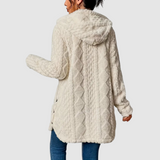 Štěpánka - Plus-Size Cardigan mit Kapuze